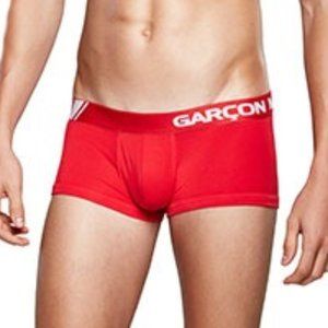 Garcon Model Elite Sport Red Boxer Brief Underwear